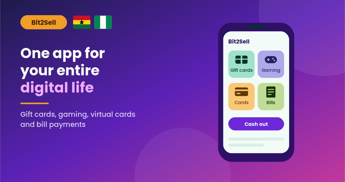 One App for Your Digital Life: Gift Cards, Gaming, Virtual Cards & Bill Payments with Bit2Sell
